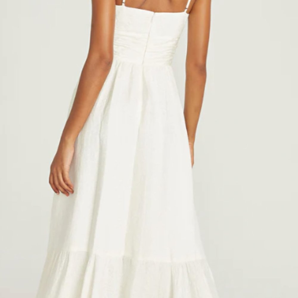 Theia MAIKA CASCADING RUFFLE DRESS - Picture 2 of 7